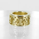 BESPOKE SOLID GOLD CHANT RING - TARA