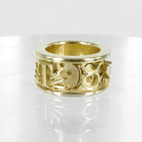 BESPOKE SOLID GOLD CHANT RING - TARA