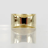 SOLID GOLD INITIAL D SIGNET RING