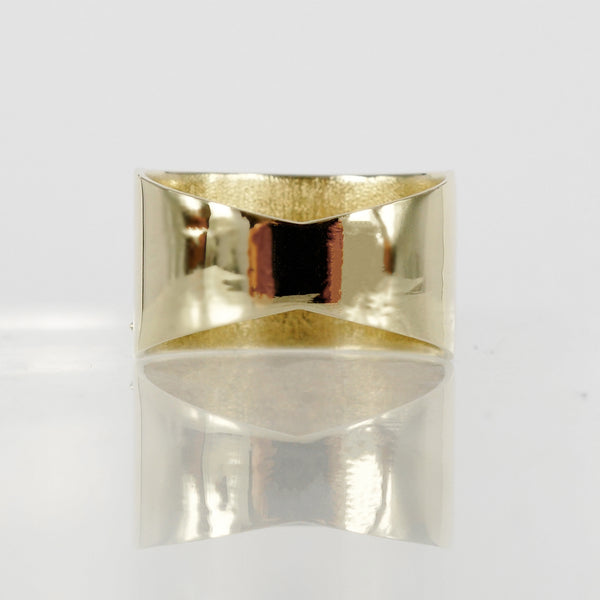 SOLID GOLD INITIAL Y SIGNET RING