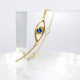 EVIL EYE BRACELET WITH SAPPHIRE