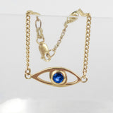 EVIL EYE BRACELET WITH SAPPHIRE