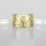 SOLID GOLD INITIAL Y SIGNET RING